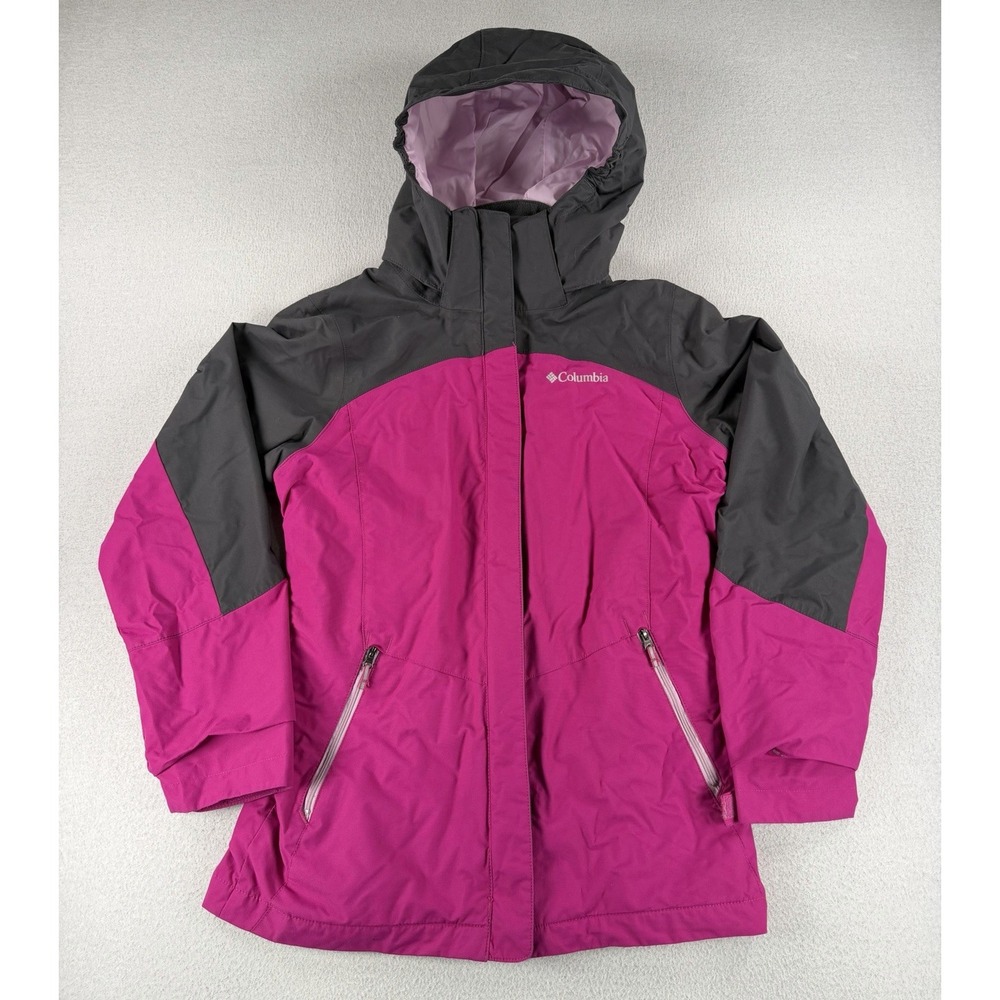 Columbia Bugaboo Interchange Jacket Girls LARGE 14/16 SHELL ONLY Waterproof